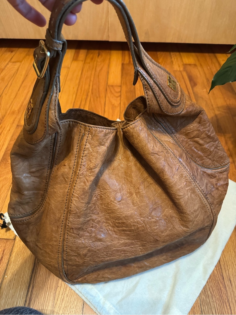 Givenchy Cognac Brown Leather Hobo Bag - Picture 11 of 13